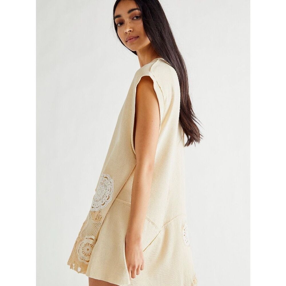 New Free People Made To Love Tunic Dress sz xS - Picture 4 of 9